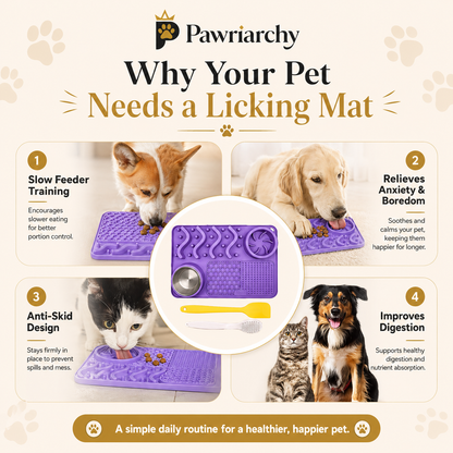 The Behavioral Compliance Mat™ — Slow Feeder Dog Lick Mat