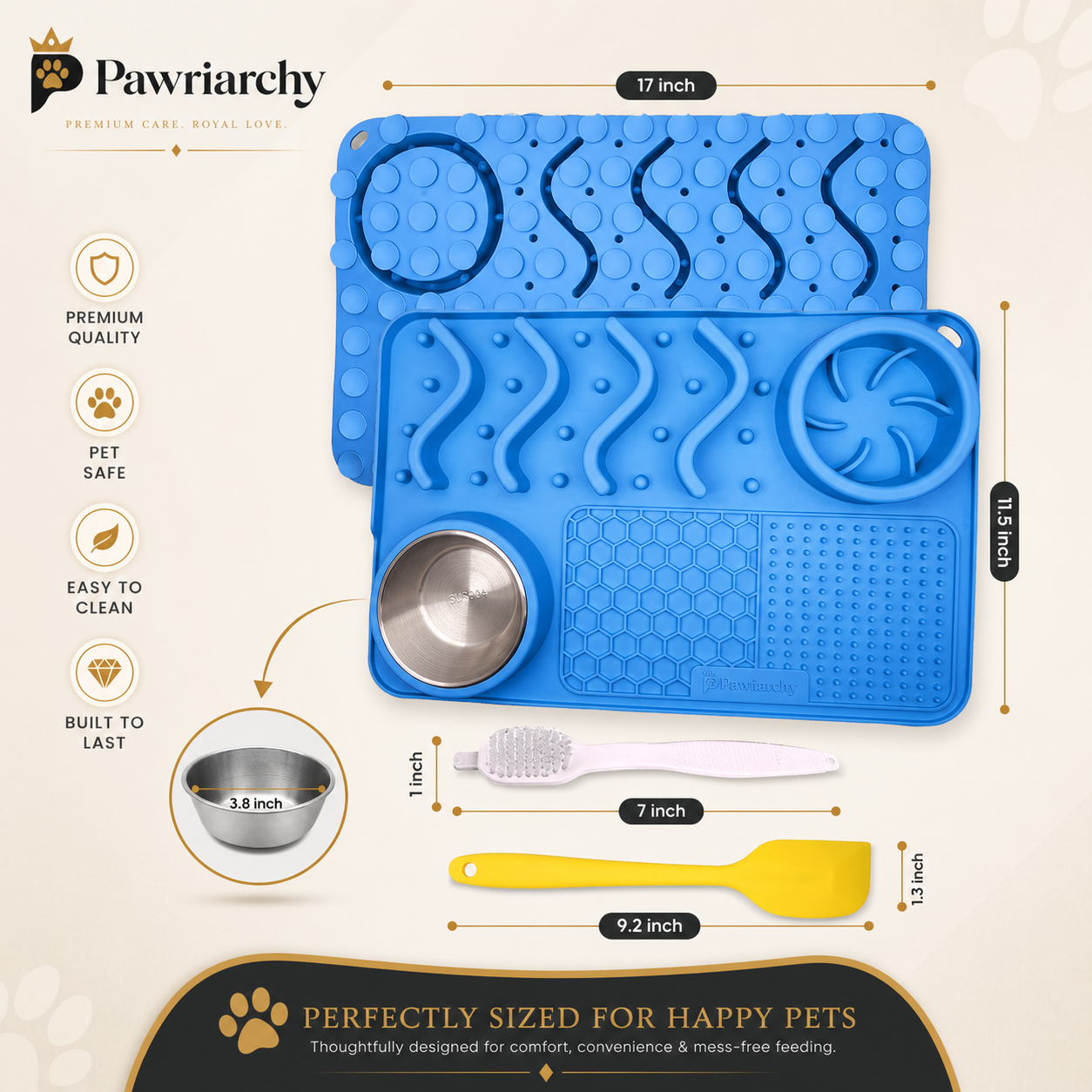 The Behavioral Compliance Mat™ — Slow Feeder Dog Lick Mat