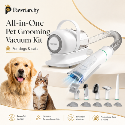 The Fur Crime Scene Unit™ — 5-in-1 Pet Grooming Vacuum Kit