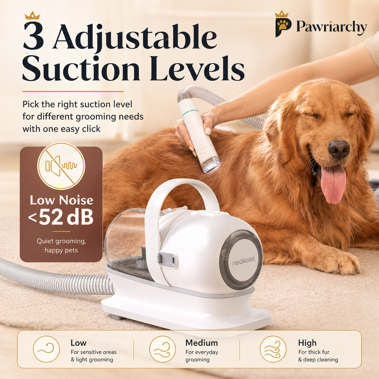The Fur Crime Scene Unit™ — 5-in-1 Pet Grooming Vacuum Kit
