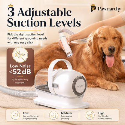 The Fur Crime Scene Unit™ — 5-in-1 Pet Grooming Vacuum Kit